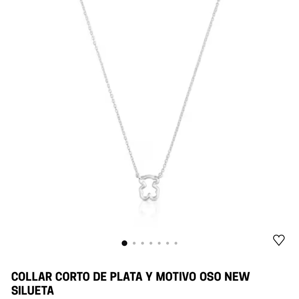 Silver Bear Pendant Necklace